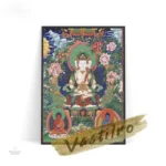 Tableau toile Thangka coloré et détaillé