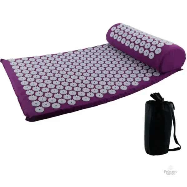 Accessoire de bien-être : tapis d'acupression relaxant