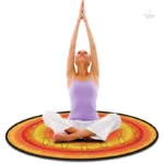 Tapis de méditation Fleur de vie, design apaisant et harmonieux