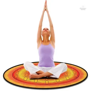 Tapis de méditation Fleur de vie, design apaisant et harmonieux