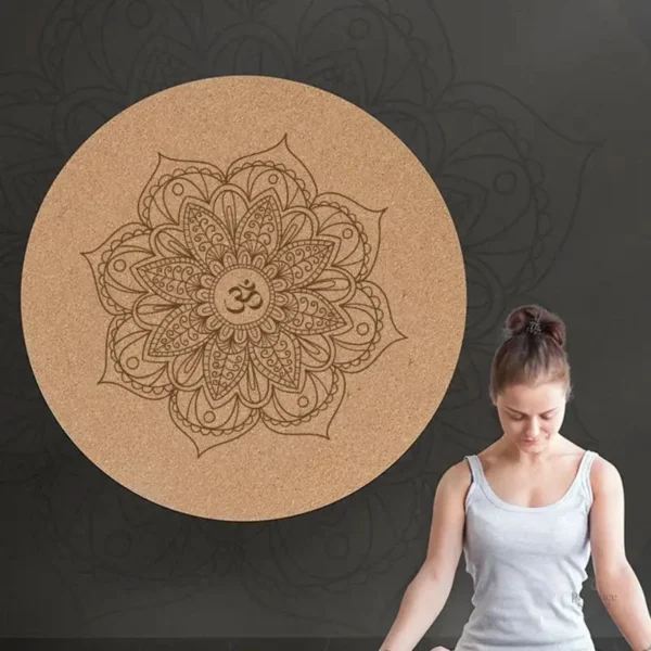 Tapis de méditation en liège naturel