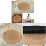 Tapis de méditation léger en liège naturel