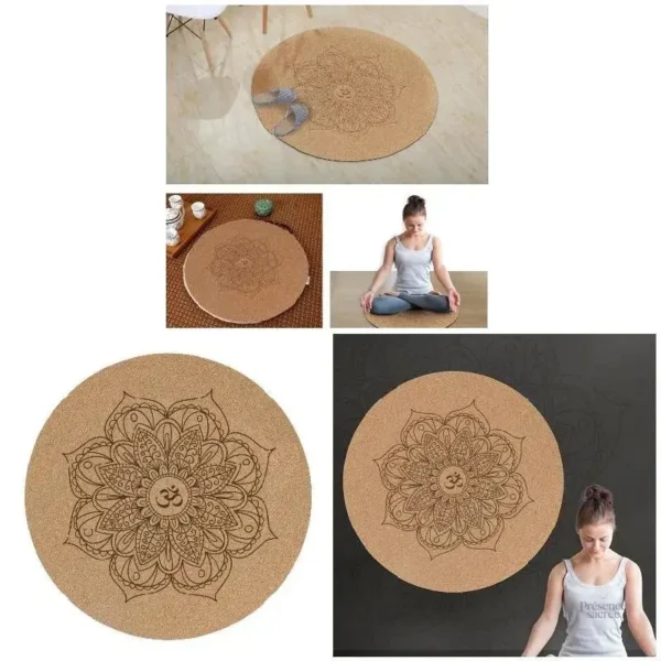 Tapis de méditation durable en liège