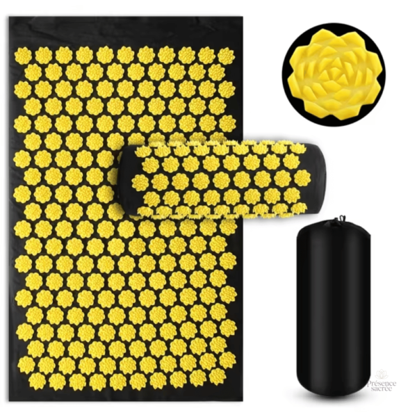 Tapis de yoga design Fleur de Lotus