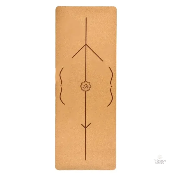 Tapis de yoga Ligne Zen pour méditation et relaxation