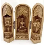 Temple bouddhiste portatif 12 cm pour la méditation