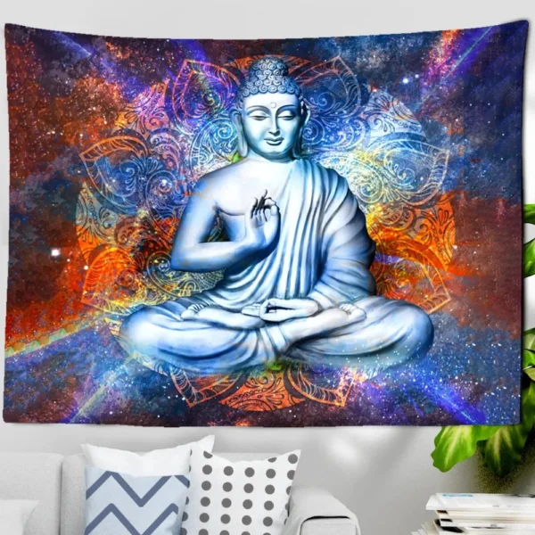 Tenture Bouddha Mandala pour décoration murale