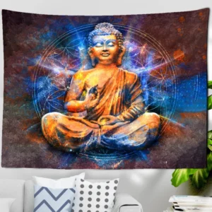 Tenture Bouddha pour la méditation et la relaxation spirituelle