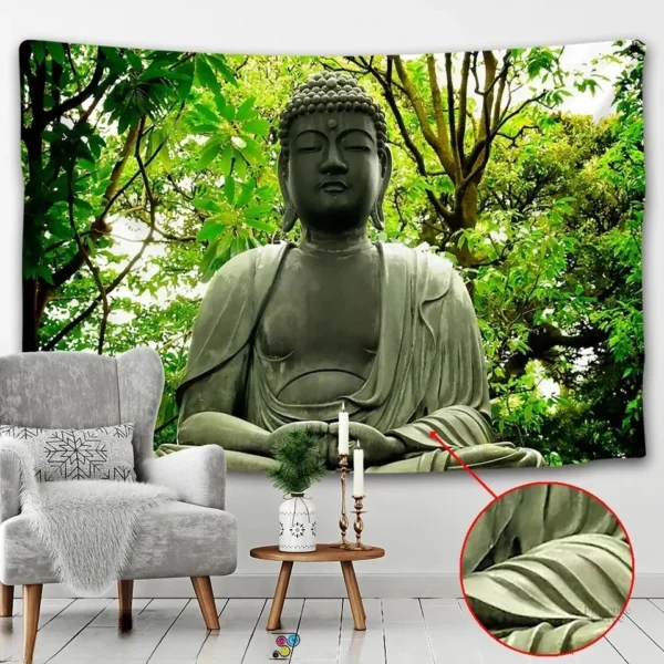 tenture-bouddha-nature-1 Tenture Bouddha Nature, décoration murale apaisante