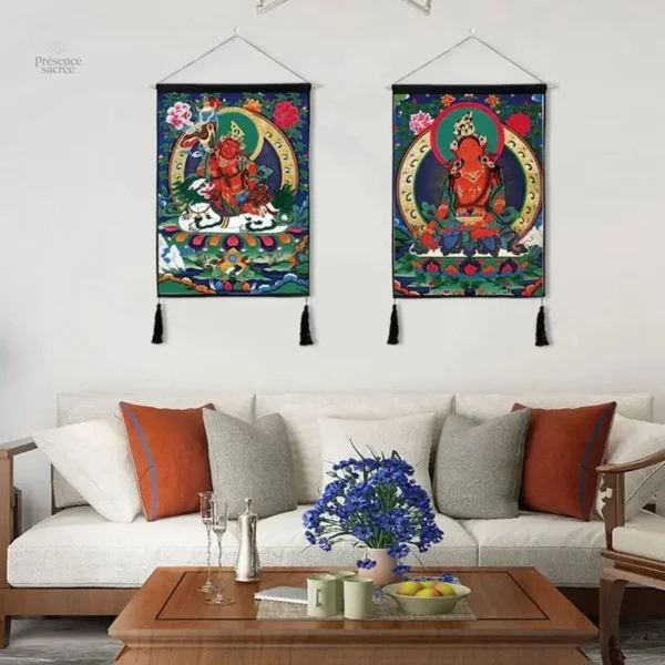 tenture-thangka-bouddhiste-1 Tenture Thangka Bouddhiste