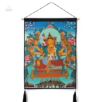 Tenture de méditation avec motifs religieux