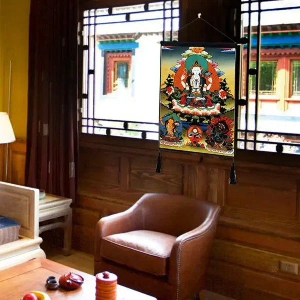 Tenture Thangka Bouddhiste - vue 2