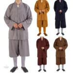 Tenue de moine traditionnelle Kesa en tissu léger