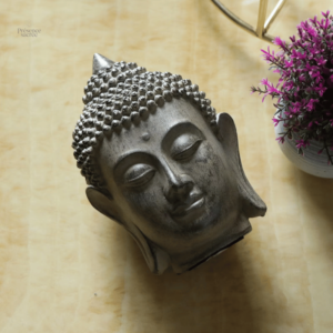 Tête de Bouddha, art thaïlandais, élément zen pour la déco