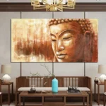 Toile d'art contemporaine sur le thème du Bouddha