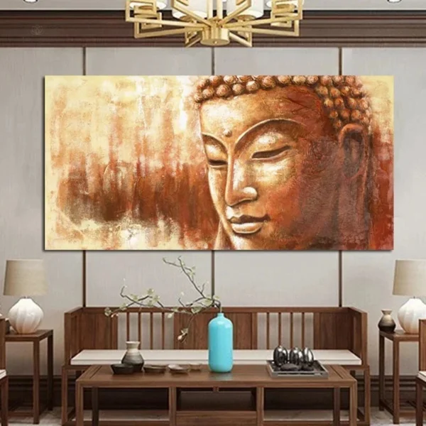 Toile d'art contemporaine sur le thème du Bouddha