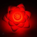 Veilleuse en forme de fleur de lotus pour décoration intérieure