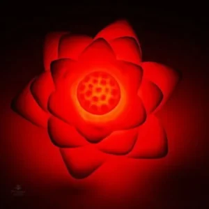 Veilleuse en forme de fleur de lotus pour décoration intérieure