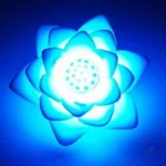 Éclairage apaisant en forme de lotus, style zen